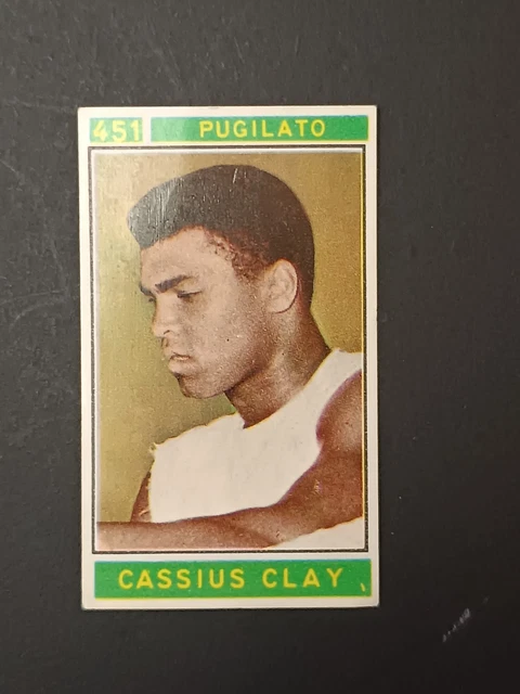 Figurine Vintage Cassius Clay - Sticker Collector Sportif 1967/68 - Pugilat - Occasion