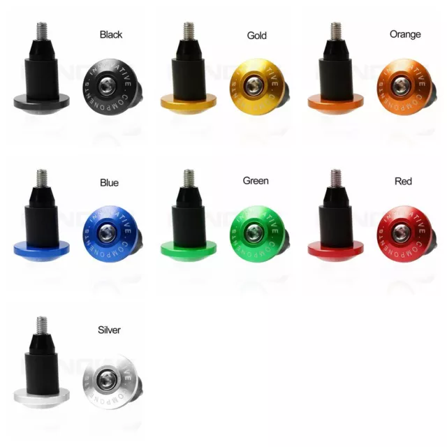 Grips Cap Weight Handle Bar Plug Motorcycle Handlebar End Motorbike Accessories 2