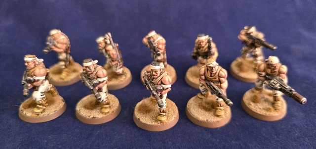 AB101 WARHAMMER 40K Imperial Guard Catachan Jungle Fighters lot Astra