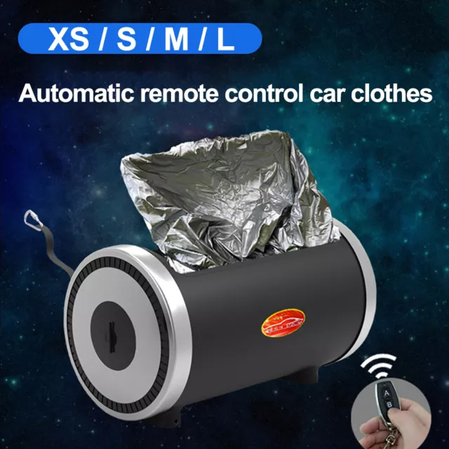 S-XL Vollgarage Car Cover Autoabdeckung Voll automatische mit Fernbedienung DE