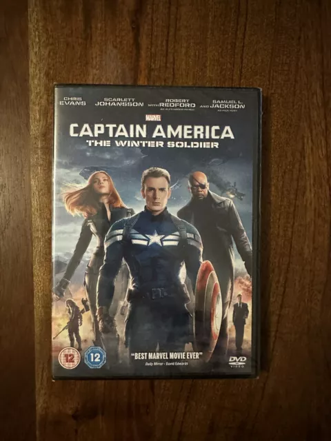 Captain America - The Winter Soldier (DVD, 2014) - New Factory Sealed (FREE P&P)