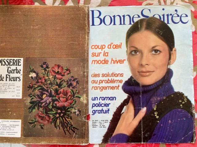 Bonne Soirée N° 2531 - Aout 1970 - Sheila, M Mathieu, S Distel, F Gall Etc