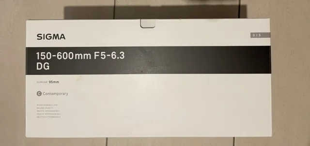 Sigma 150-600mm Contemporary F5.0-6.3 DG OS HSM Telezoom-Objektiv für Canon