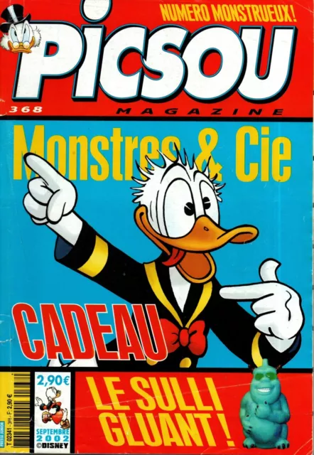 PICSOU MAGAZINE n° 368 + le cadeau MONSTRE GLUANT