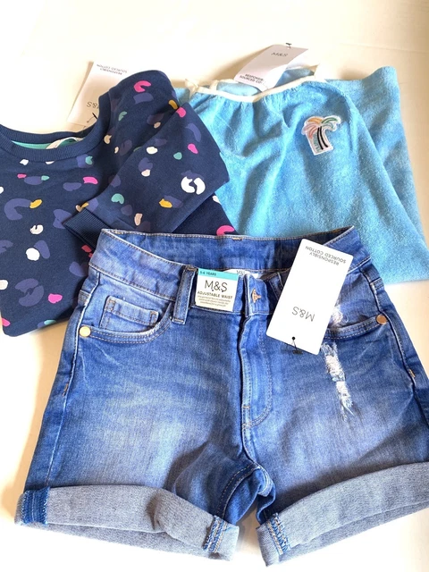 Pacchetto vestiti per ragazze Marks & Spencer età 5-6 anni NUOVO***