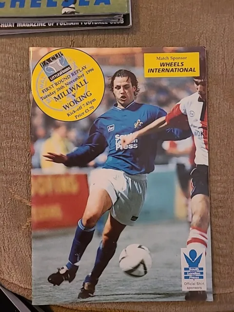 Millwall V Woking Fa Cup 1st Rd Replay 1996