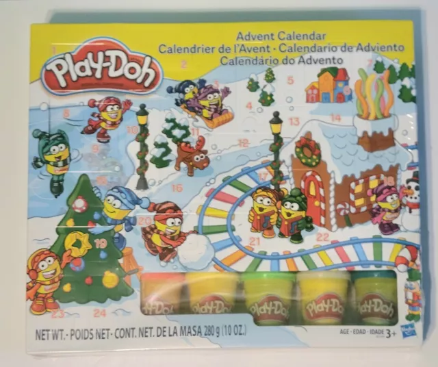 Play-Doh Advent Calendar Interactive Creative Kids Molding Clay Playmat