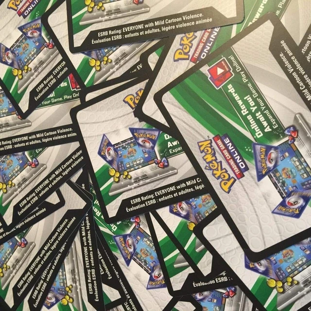 POKEMON TCG ONLINE CODE CARDS x10- Unused - *EMAIL CODES*