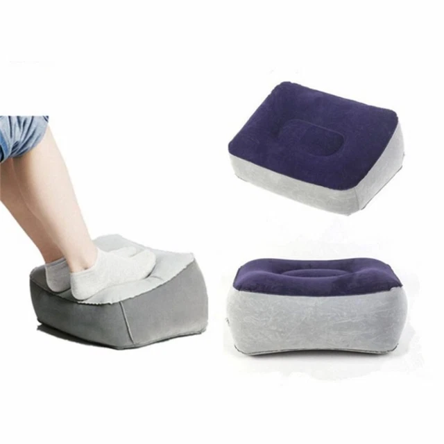 Cushion Air Travel PVC Inflatable Soft Footrest Pillow Foot Rest Pillow