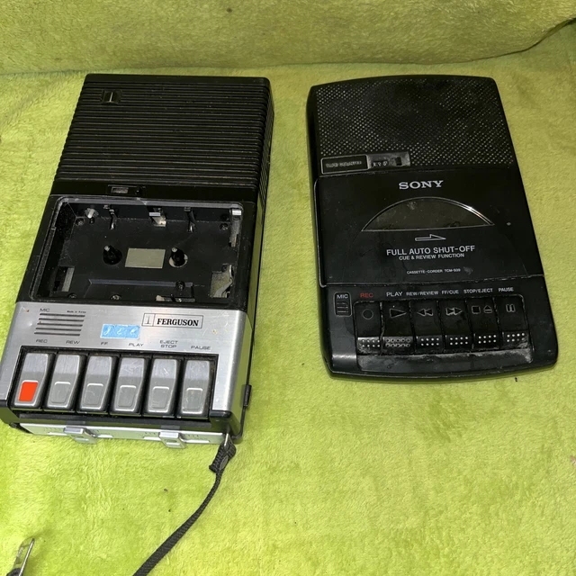 SONY TCM-S63 REGISTRATORE a cassette corder walkman vintage usato