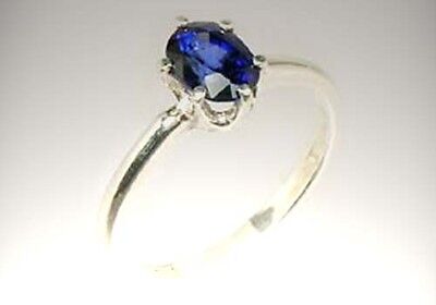 Blue Sapphire Ring 1¼ct Antique 19thC Medieval Ram Engraved Talisman Black Magic 3
