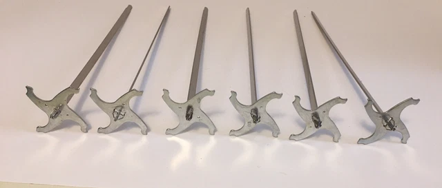 Ronco Showtime Rotisserie BBQ 4000 5000 Replacement Parts Set of 6 Kabob Skewers