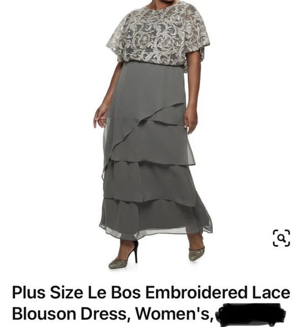 PLUS SIZE MOTHER of the Bride Formal Gown Size 14W 39.00 PicClick