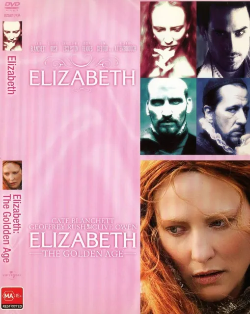Elizabeth + Elizabeth: The Golden Age DVD (Region 4) VGC