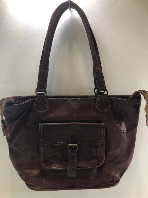 Noonday Collection Rustic Leather Tote Bag Handbag