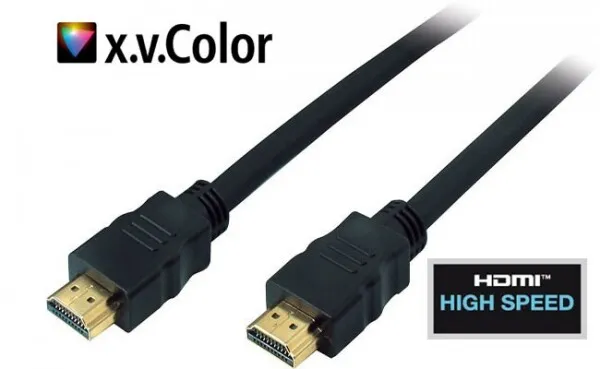 5x 3m HDMI-Kabel 4K Ultra HD 1.4 High-SPEED Ethernet 3D LED Vergoldete Kontakte