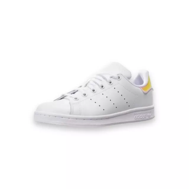 Sneaker Adidas Stan Smith J bianche colorate scarpe da ginnastica donna FU6673 originali EU36 nuove 2