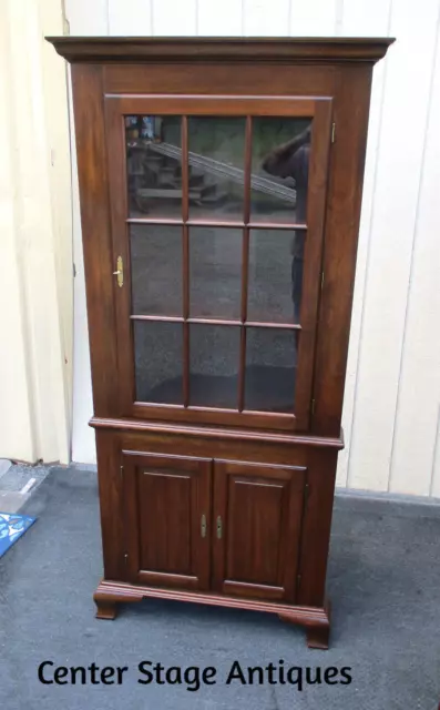 63683 HITCHCOCK Corner China Cabinet Curio 63683 HITCHCOCK Corner China Cabinet Curio
