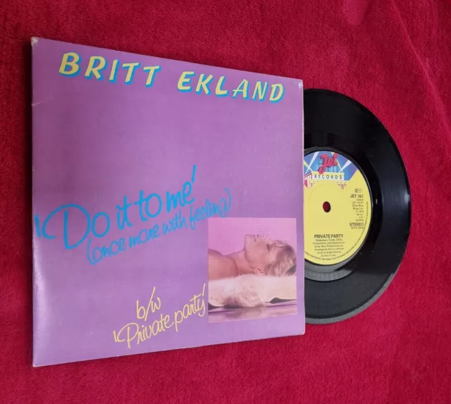 Britt ekland do it to me once more with feeling vinyle 7