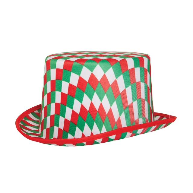 BRISTOL NOVELTY UNISEX Chequered Top Hat BN1948 £6.75 - PicClick UK