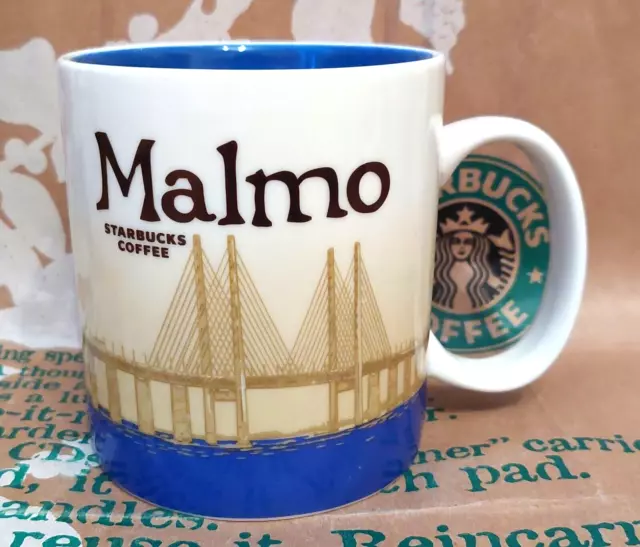 Starbucks Coffee City Mug/Becher MALMO/Malmö, Global Icon, neu/unbenutzt!!