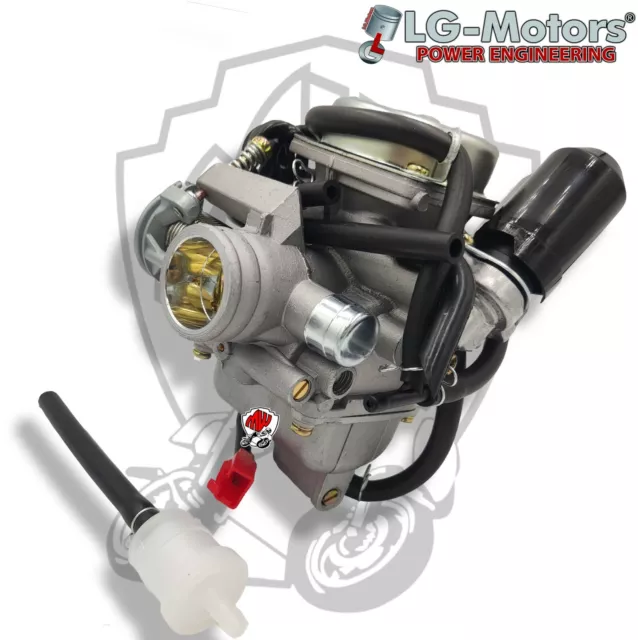 CARBURATORE COMPLETO STARTER Piaggio Vespa Et4 125 1999 2000 2001 2002