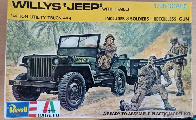 Maquette Revell/Italaerei Soldats Artillerie Soviétique 1/35 - Vintage, Occasion