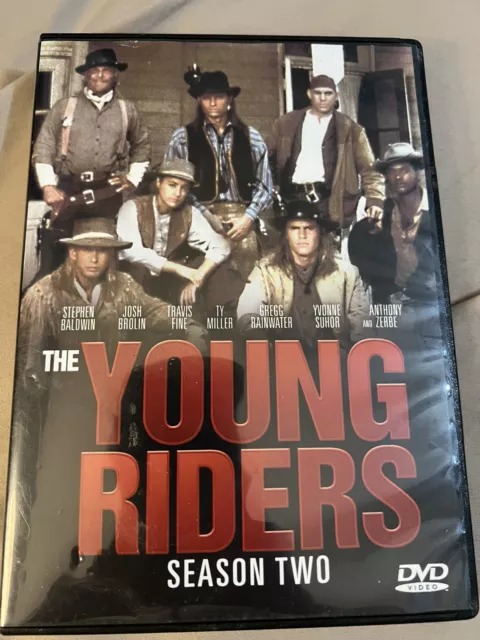 The Young Riders: Season Two DVD 4 Disc Set TV Show Series 1990-1991 RARE