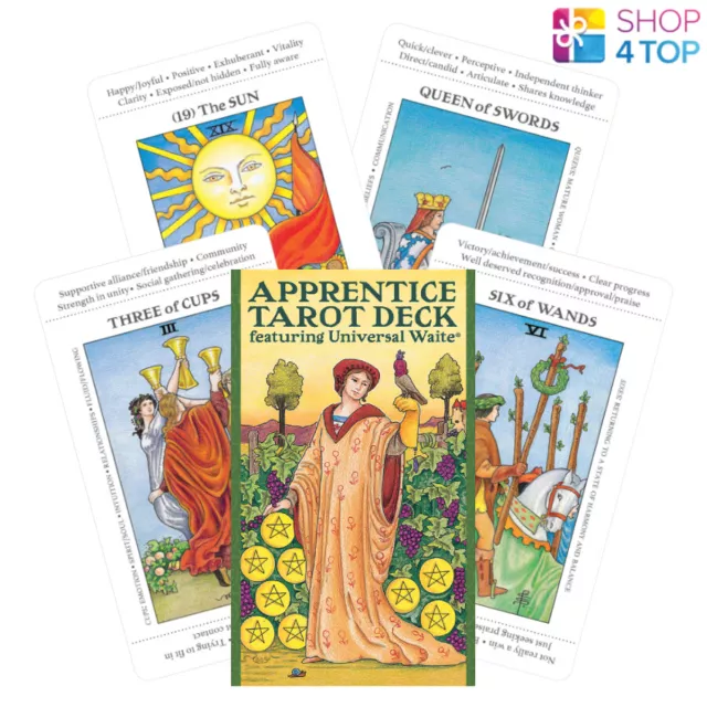 Apprentice Tarot Karten Deck Featuring Universal Waite Us Games Systems Card Neu