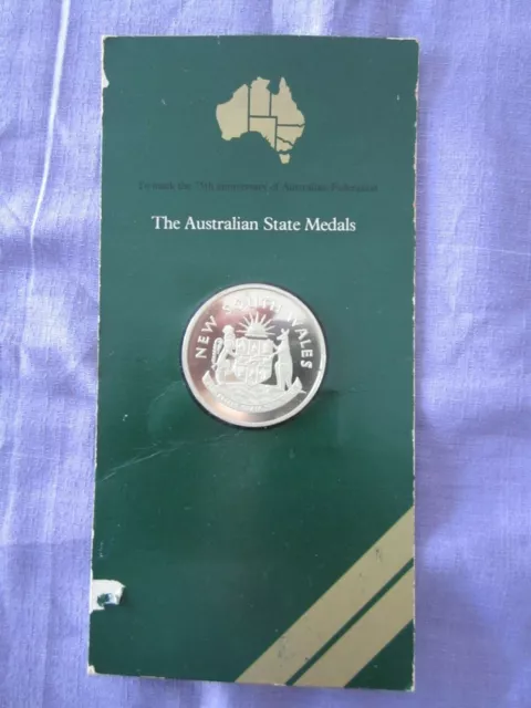 New South Wales State Medal large silver sealed in original packaging