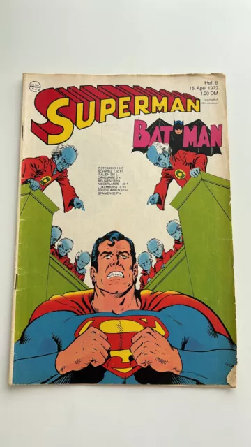EHAPA COMIC / SUPERMAN BATMAN Heft 8 von 1972