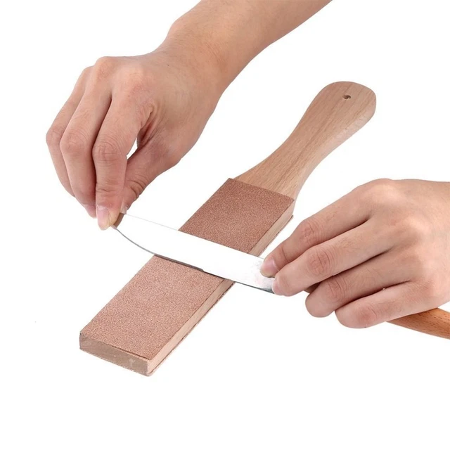 Wooden Leather Sharpening Strop Handmade Sharpening Board  Home