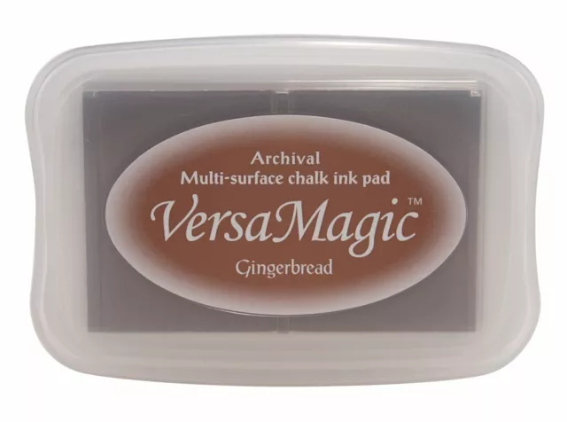 Tsukineko VERSAMAGIC Embossing Versa INK PAD Stamping 62 Gingerbread Brown