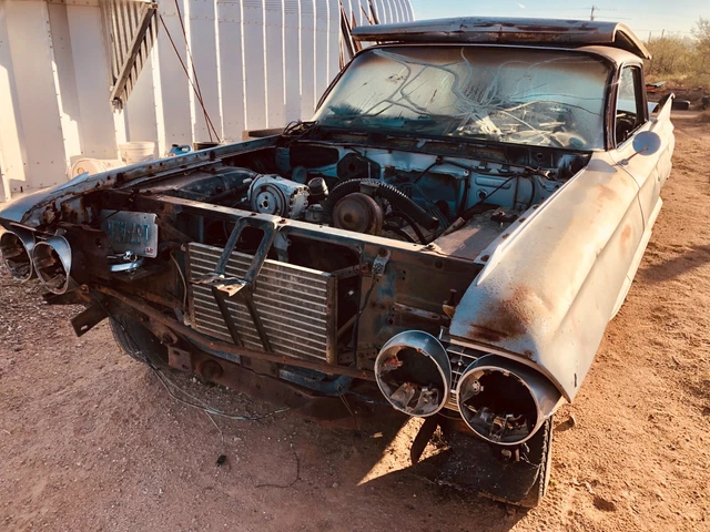 1961 Cadillac 4-Window Flat Top Short Deck Sedan DeVille Parts Car 4,847 Built