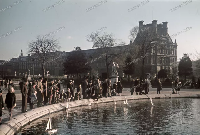 Farb-Dia-Paris-Jardin Tuileries-Île-de-France-agfacolor-R.Bothner-1940-land-18