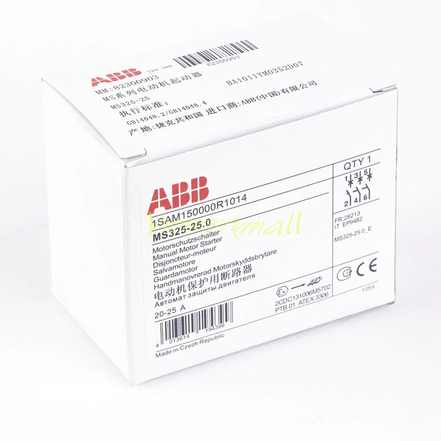Un avviamento motore manuale ABB MS325-25 20-25A