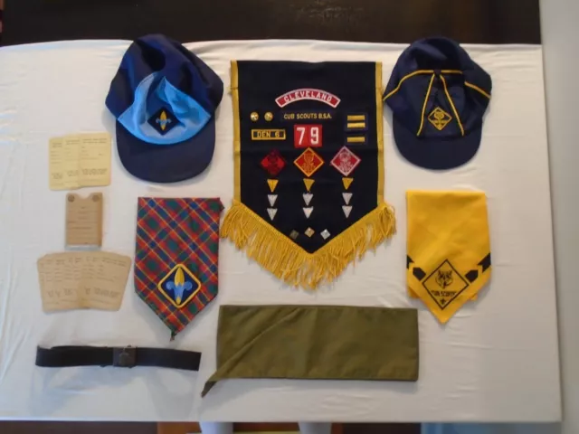 VINTAGE SCOUT MIXED LOT - BSA Boy Scouts / Cub Scouts, Cleveland Ohio, Scouting