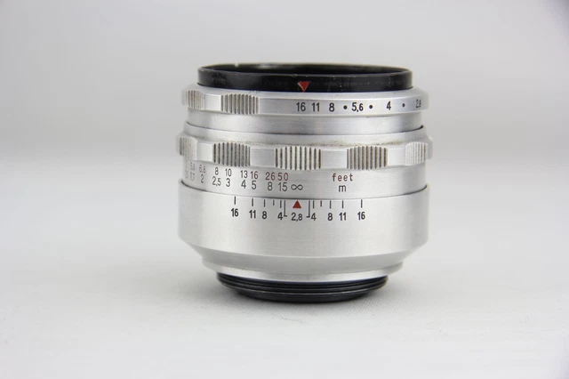 Carl Zeiss Jena Alu Tessar 2,8/50 Q1 50mm 1:2.8 M42 Mount # 10298