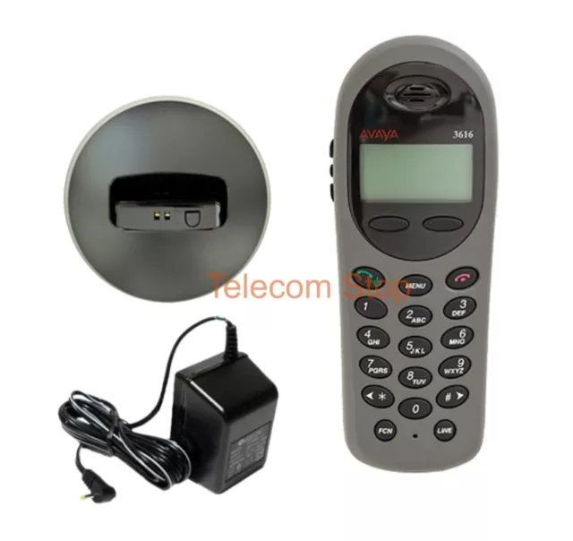 Avaya 3616 IP Wireless DECT Phone Telephone Adapter & Cradle -Inc VAT & Warranty