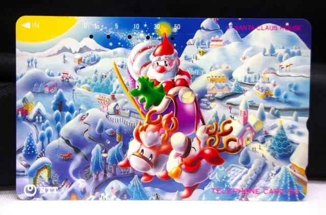 VTG - Christmas - (C) Santa Claus House - 50 NTT Japan Phone Card