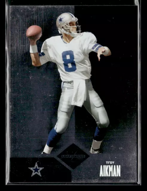 Troy Aikman #'d /799 - 2004 Leaf Limited  #148 Dallas Cowboys