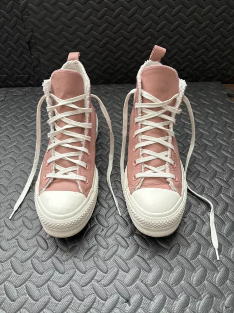 Converse Womens Chuck Taylor All Star Lift Sneakers Pink Size10