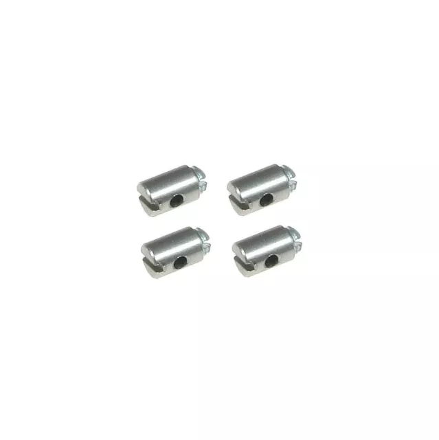 4x Schraubnippel 5x7mm Klemm Nippel für Gaszug Bowdenzug Seilzug Universal