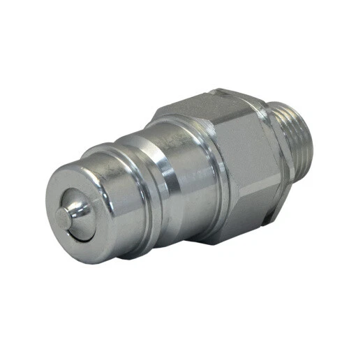 Produktbild von Hydraulik-Kupplung Push-Pull – BG3 Stecker (12L, M18x1,5) – ISO 7241-1A, 250 Bar, Mit Abreißfunktion – Für Land- & Forstwirtschaft