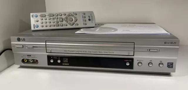 LG GC980W VCR VHS 6 Head HiFi player With Remote & Manual $80.00 - PicClick  AU