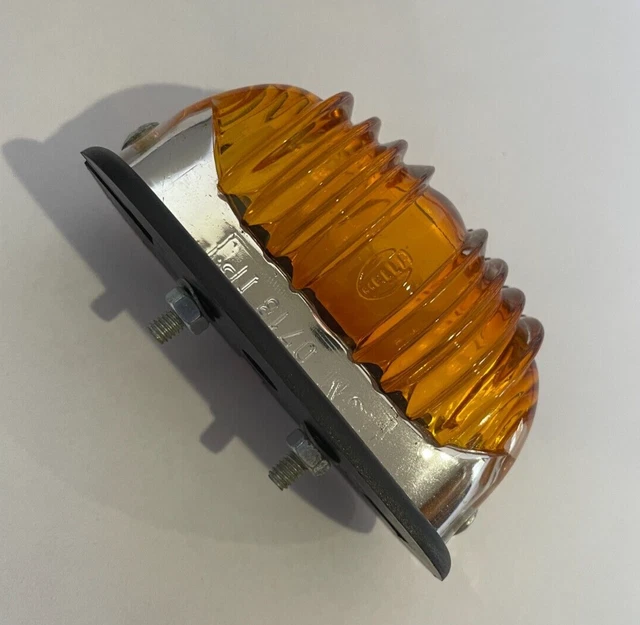 VINTAGE NOS HELLA Turn Signal Lamp Indicator Light K12642 Vw Yellow