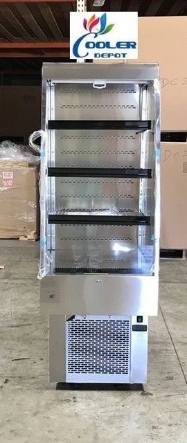 NEW 27" Open Air Curtain Merchandiser Refrigerator Cooler Sandwich Display NSF