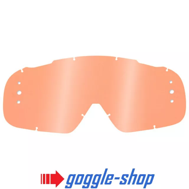 Goggle-Shop Perforé Roll-Off Lentille Orange Pour Fox Espace Aérien Motocross MX