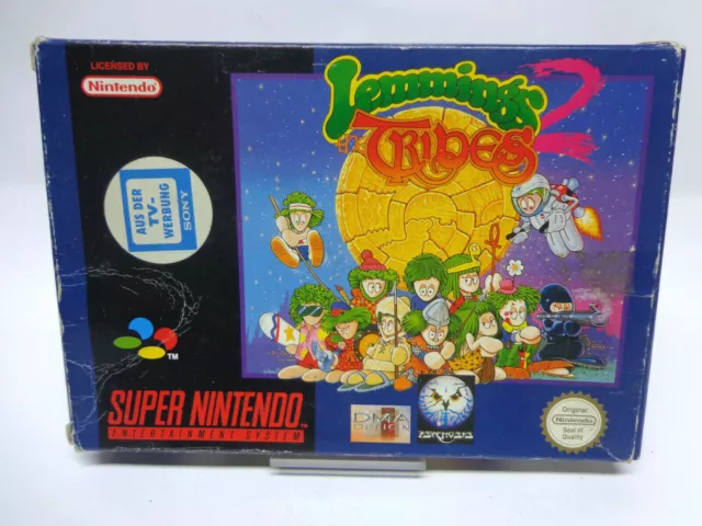 Jeu Nintendo SNES - Lemmings 2 The Tribe (avec emballage d'origine) (PAL) 11360322