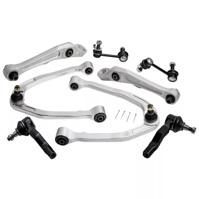 8x Front Upper Lower Control Arms for 2003-2007 Infiniti G35 03-09 Nissan 350Z